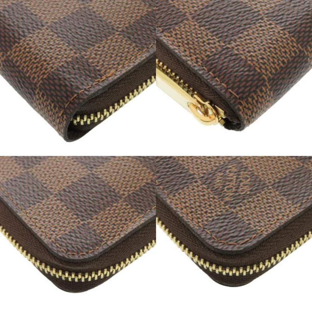 Louis Vuitton Zippy Wallet Coin Damier Brown Case LV - Picture 4 of 6